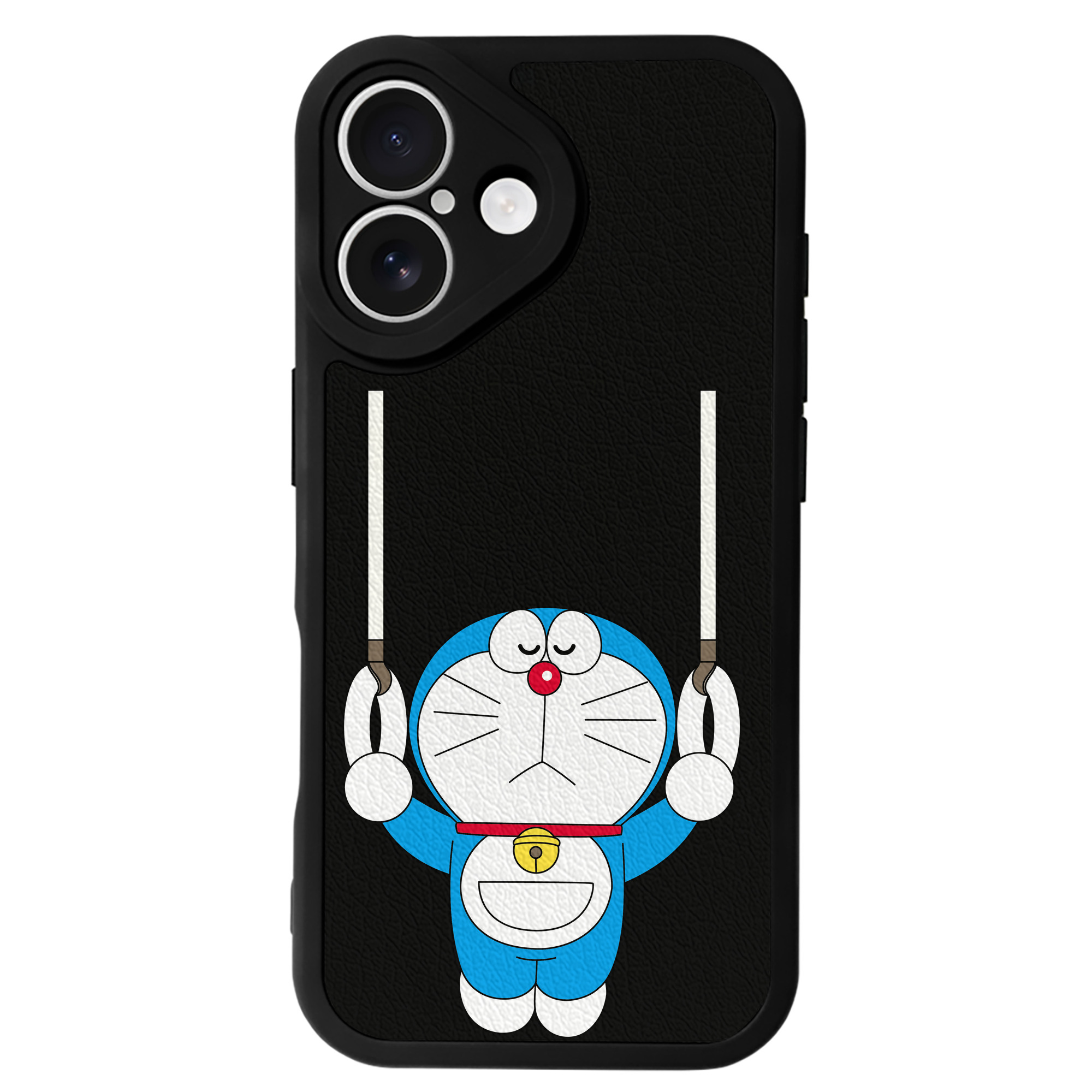 （画像用） ドラえもん Doraemon 【iPhone 16シリーズ対応】シリコンスマホケース（レザー調） 材質：シリコン